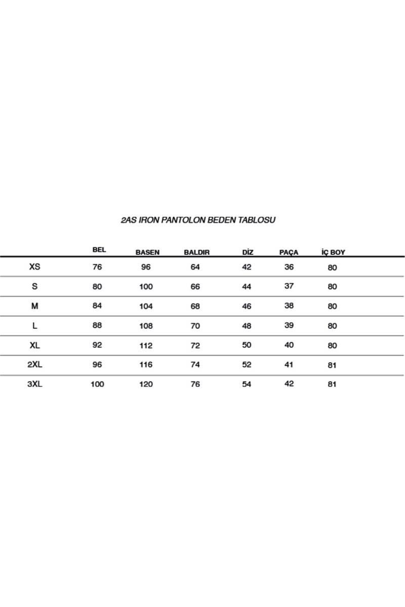 2AS Iron Erkek Pantolon Siyah - 6