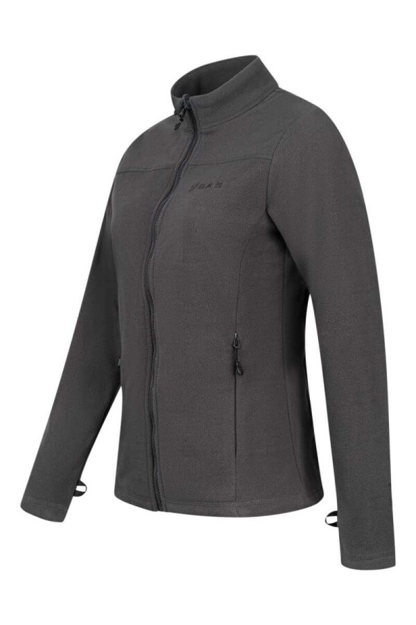 2as Kadın Bloom Tam Fermuarlı Polar Gri - 2AS (1)