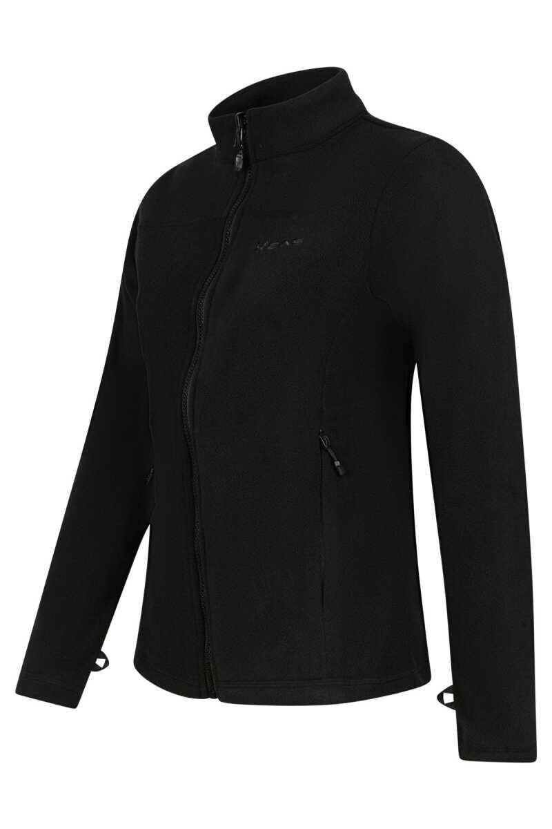 2as Kadın Bloom Tam Fermuarlı Polar Siyah - 2