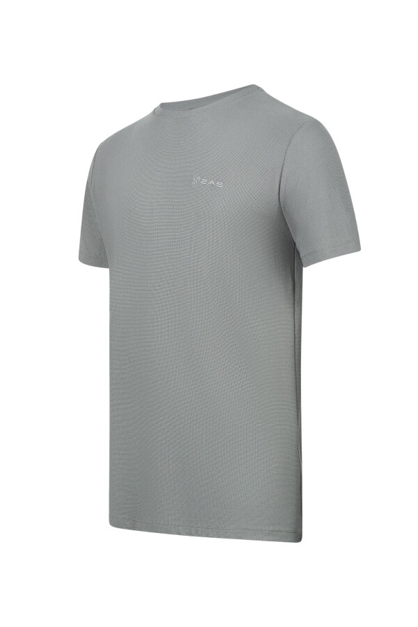 2AS Kalei Sıfır Yaka T-Shirt Antrasit - 2AS (1)