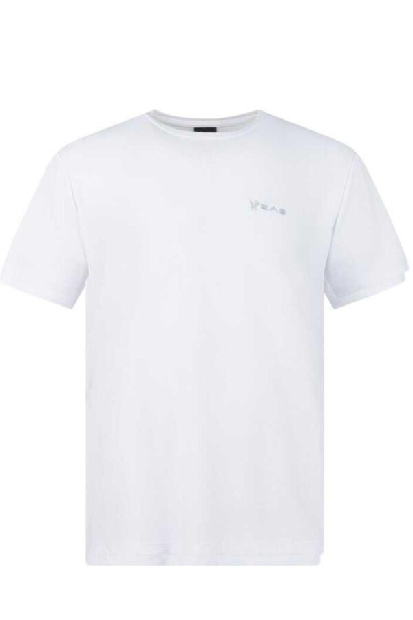 2AS Kalei Sıfır Yaka T-Shirt Beyaz 