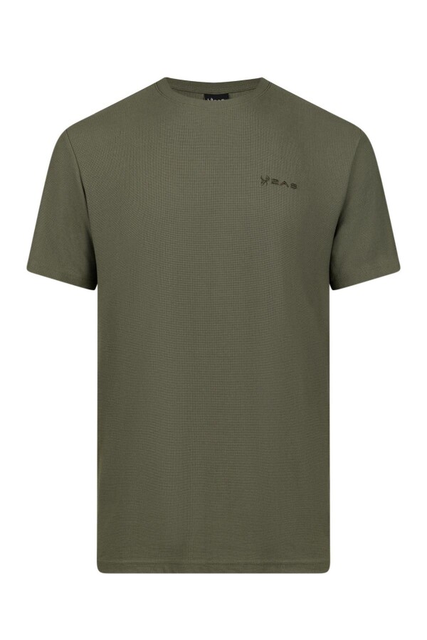 2AS Kalei Sıfır Yaka T-Shirt Haki - 2AS