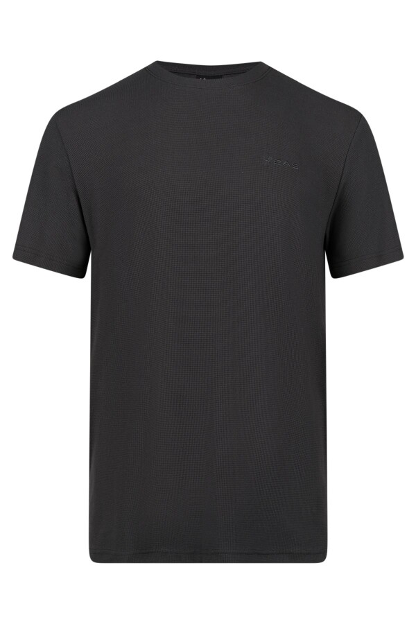 2AS Kalei Sıfır Yaka T-Shirt Koyu Antrasit - 2AS