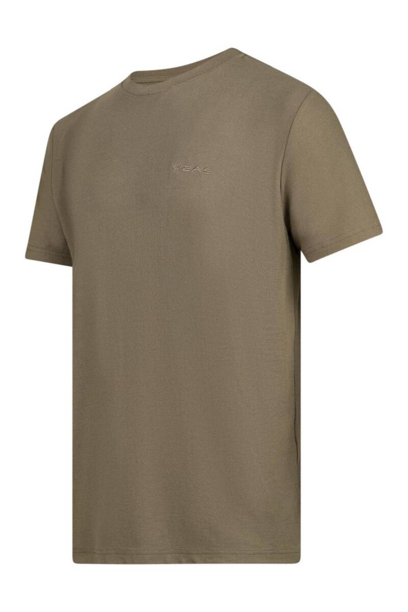 2AS Kalei Sıfır Yaka T-Shirt Toprak - 2