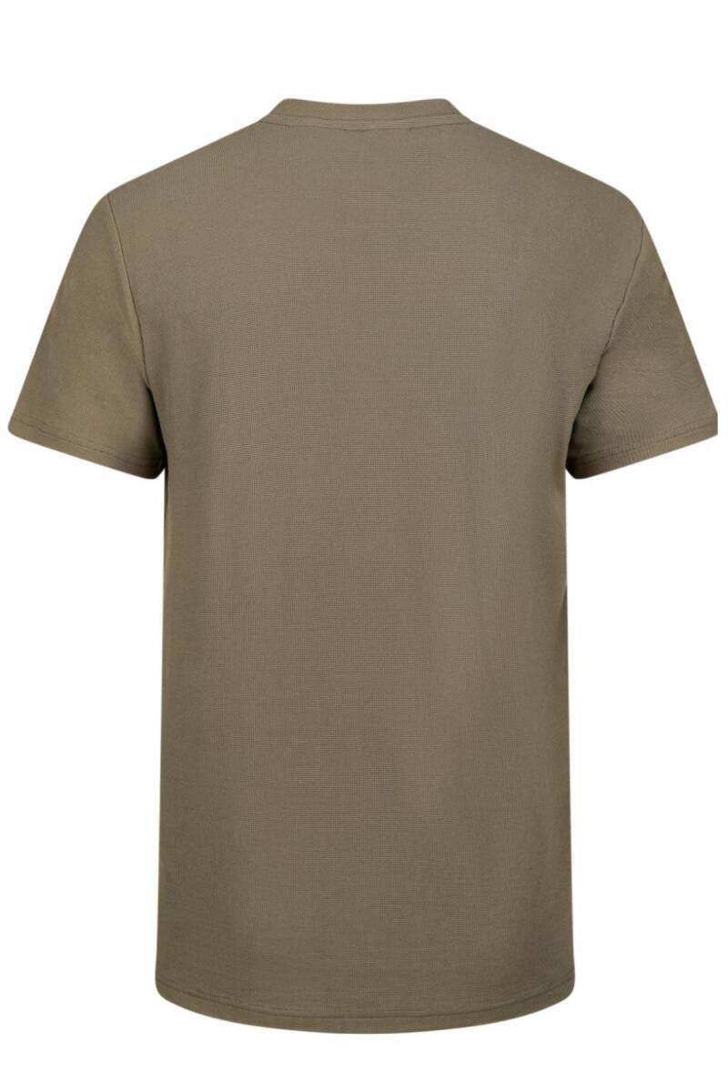 2AS Kalei Sıfır Yaka T-Shirt Toprak - 4