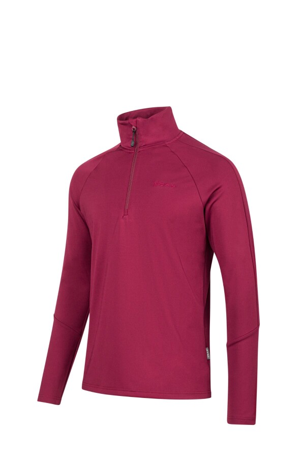 2AS Kherlen Yarım Fermuarlı Erkek Sweat Bordo - 2AS (1)