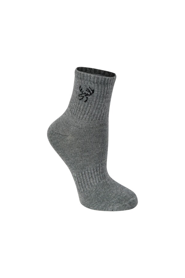 2AS Kısa Bambu Spor Çorap Gri - 2AS