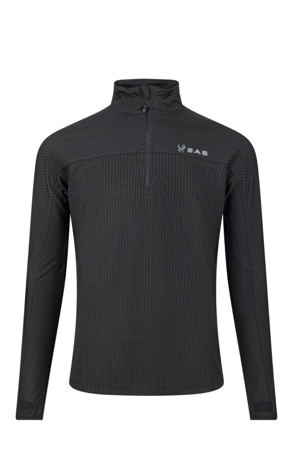 2AS Kolima Yarım Fermuarlı Sweatshirt Erkek Siyah 