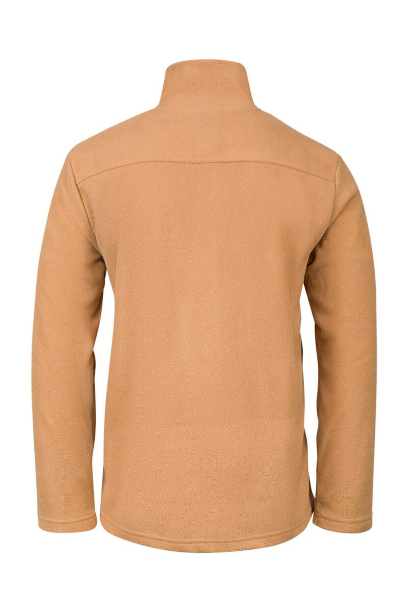 2AS Larry Erkek Tam Fermuarlı Polar Sweatshirt Deve Tüyü - 4