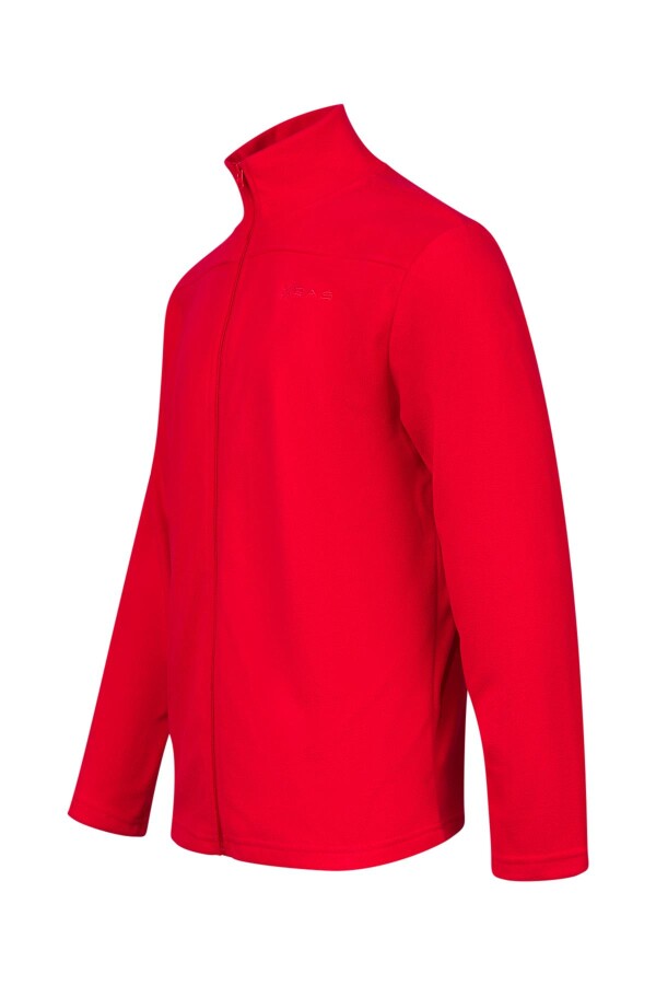 2AS Larry Erkek Tam Fermuarlı Polar Sweatshirt Kırmızı - 2AS (1)