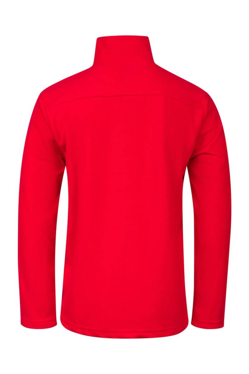 2AS Larry Erkek Tam Fermuarlı Polar Sweatshirt Kırmızı - 4