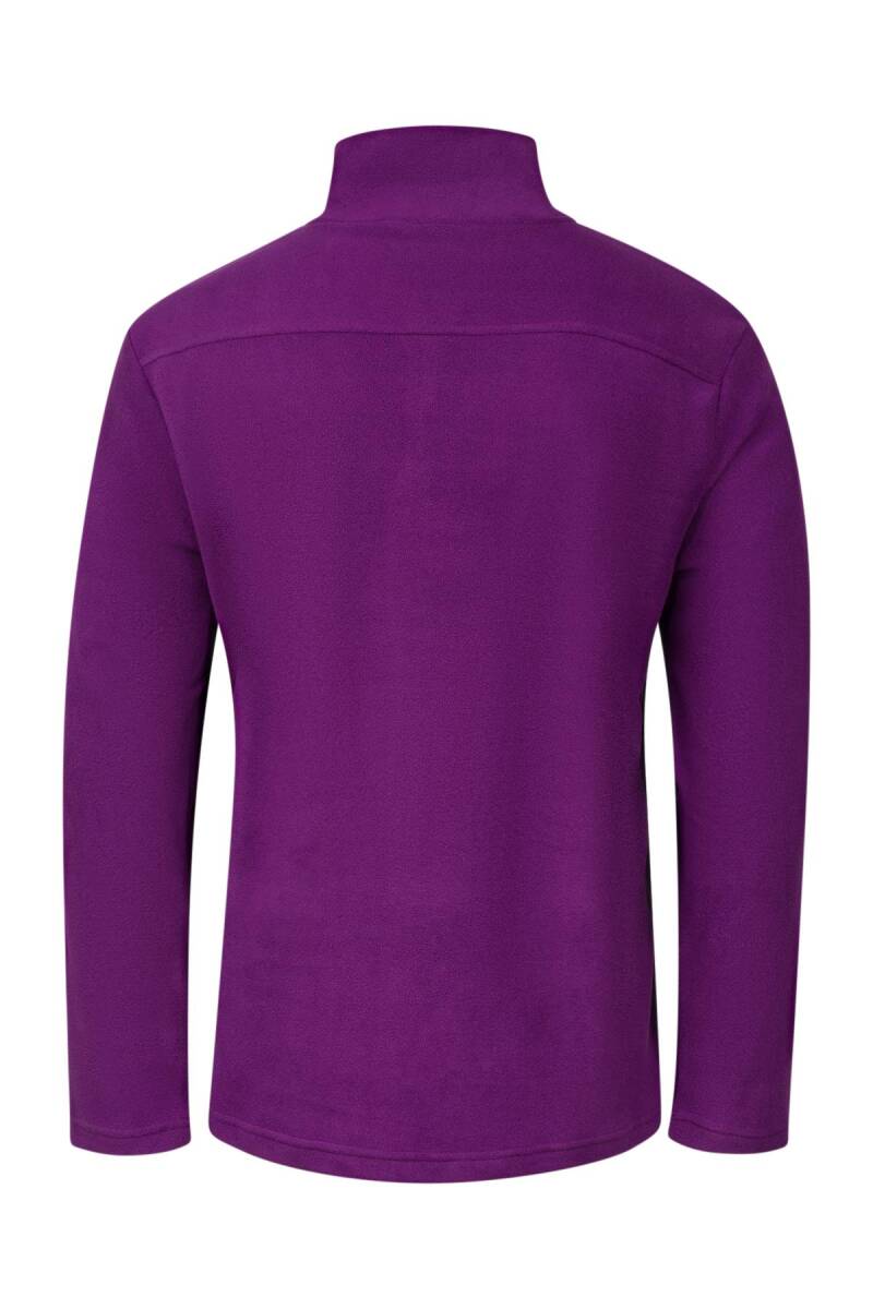 2AS Larry Erkek Tam Fermuarlı Polar Sweatshirt Mor - 4