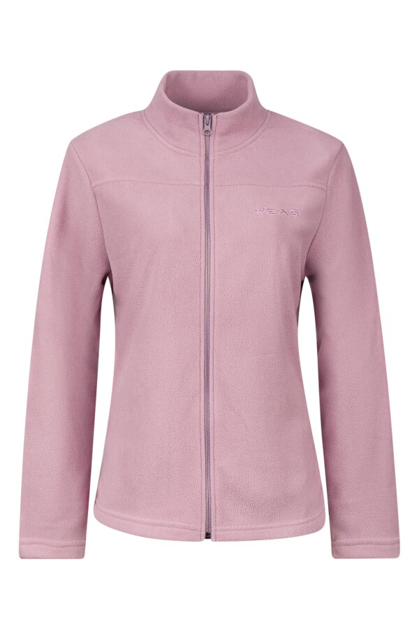 2AS Lea Kadın Tam Fermuarlı Polar Sweatshirt Lila 