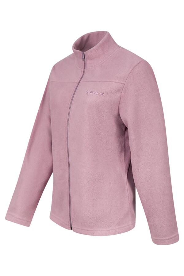 2AS Lea Kadın Tam Fermuarlı Polar Sweatshirt Lila - 2AS (1)