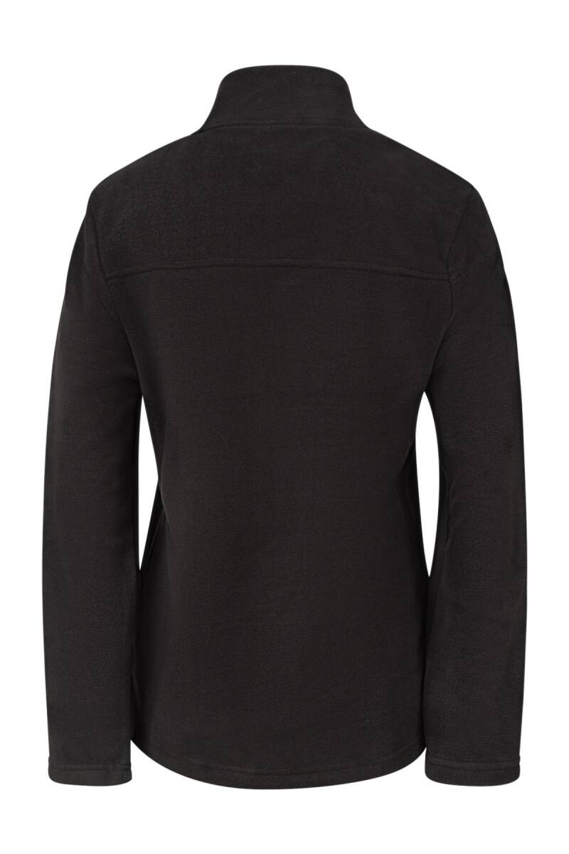 2AS Lea Kadın Tam Fermuarlı Polar Sweatshirt Siyah - 4