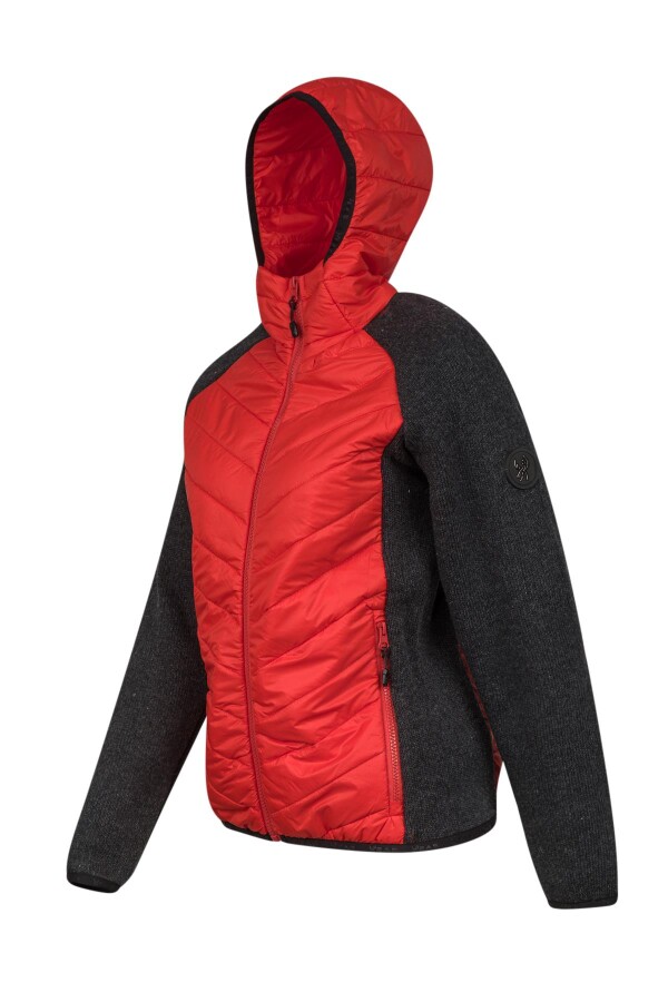 2AS Lisa Kadın Kapşonlu Tam Fermuarlı Sweat Kırmızı - 2AS (1)