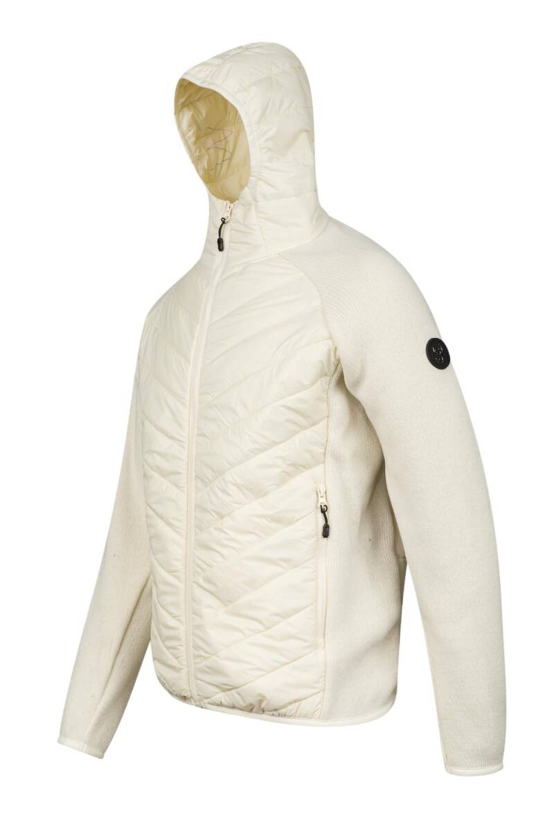 2AS Lucas Erkek Kapşonlu Tam Fermuarlı Sweat Ekru - 2