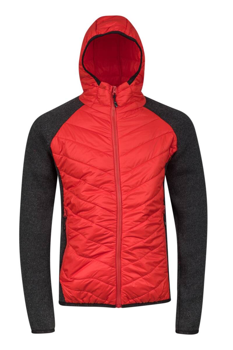 2AS Lucas Erkek Kapşonlu Tam Fermuarlı Sweat Kırmızı - 1