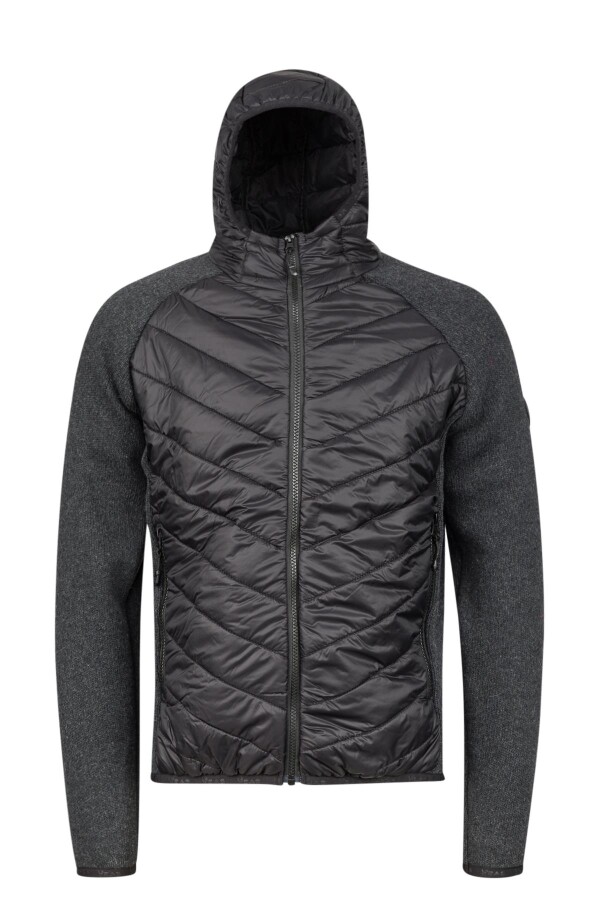 2AS Lucas Erkek Kapşonlu Tam Fermuarlı Sweat Siyah 