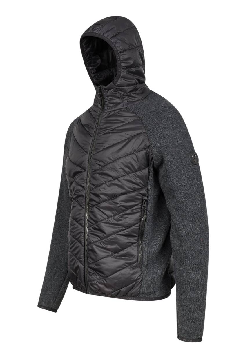 2AS Lucas Erkek Kapşonlu Tam Fermuarlı Sweat Siyah - 2