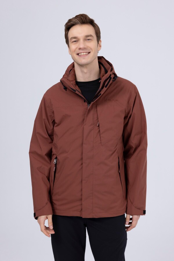 2AS Massıf 3in1 Erkek Ceket Mont Kahverengi - 2AS (1)