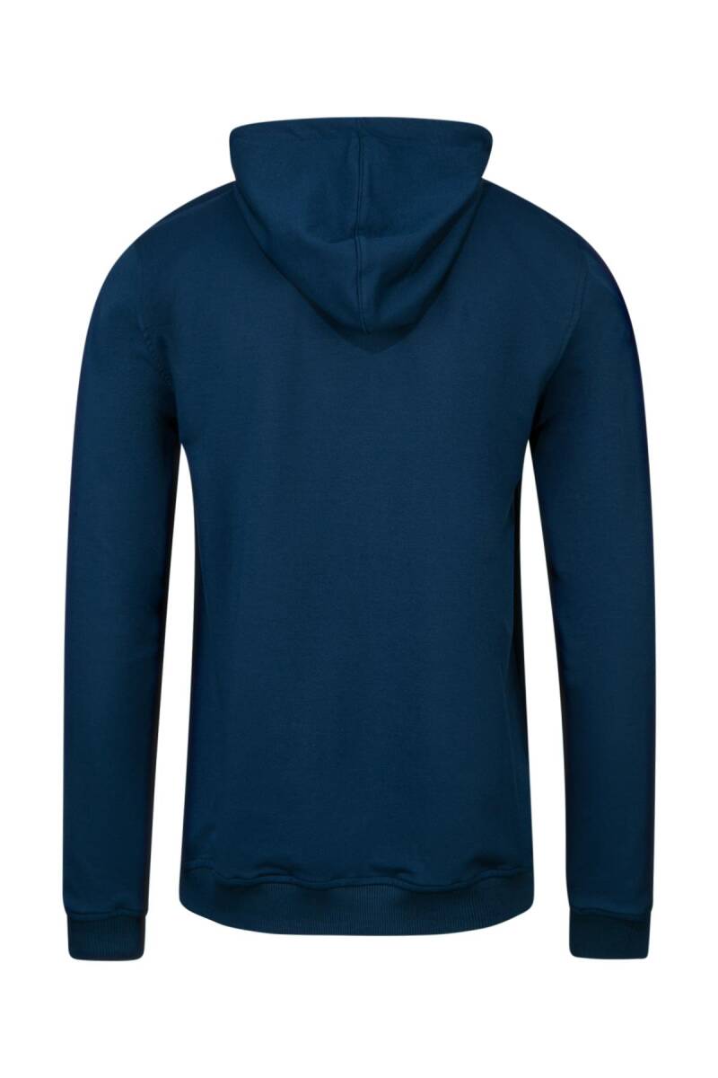 2AS Oliver Erkek Kapşonlu Sıfır Yaka Sweatshirt Lacivert - 5