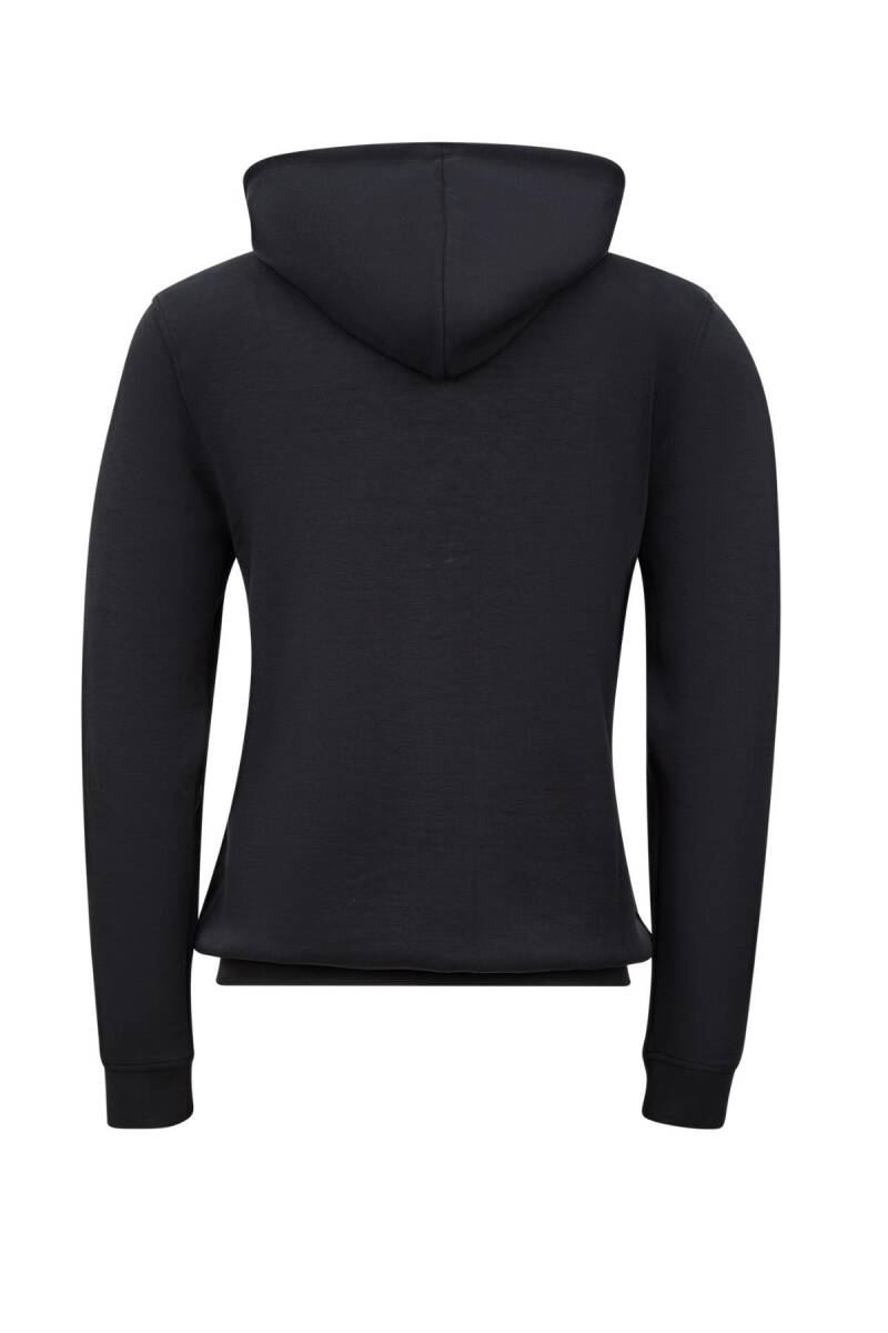 2AS Orgeen Kapşonlu Tam Fermuarlı Sweatshirt Siyah - 5