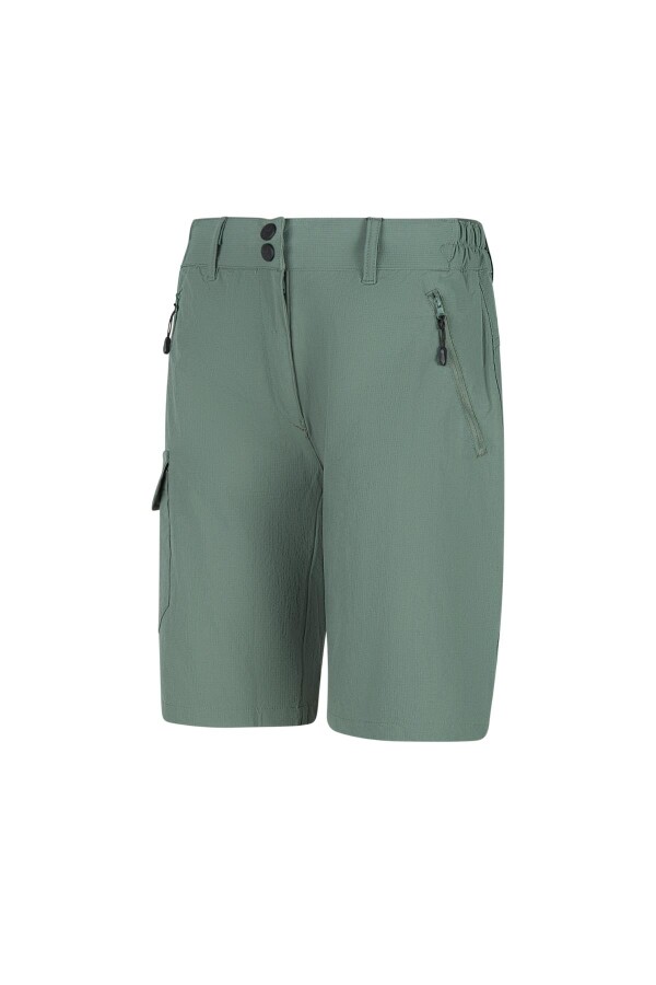 2AS Paisley Bayan Kargo Şort Yeşil - 2AS (1)