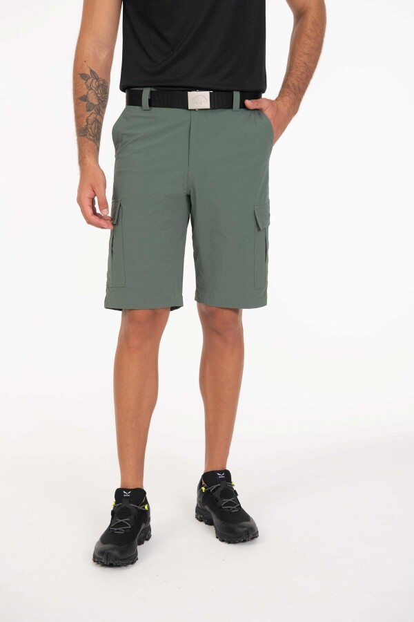 2AS Pally Erkek Kargo Şort Yeşil - 2AS (1)