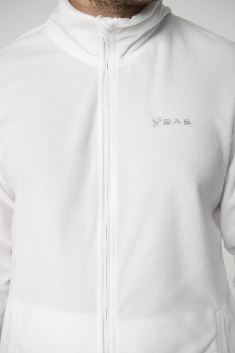 2AS Pamra Tam Fermuarlı Erkek Polar Sweatshirt - 2