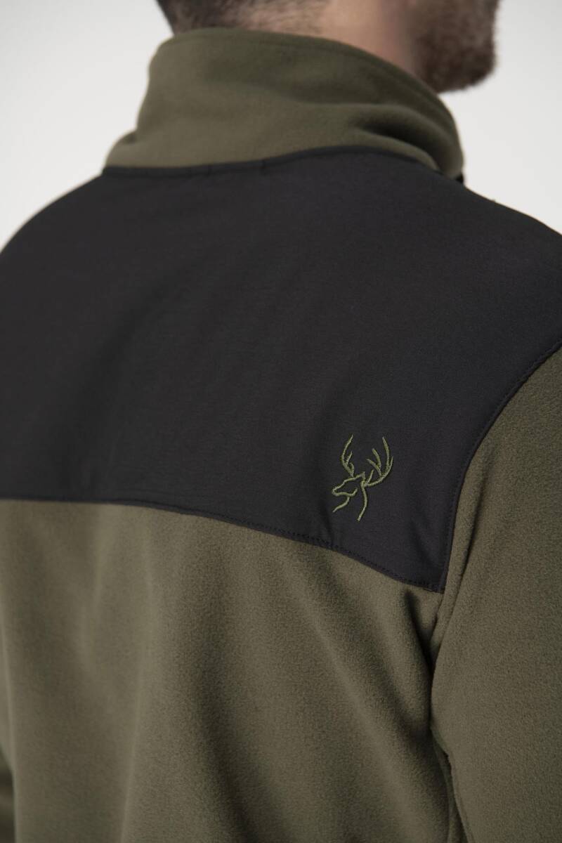 2AS Pana Tam Fermuarlı Parçalı Erkek Polar Sweatshirt - 3