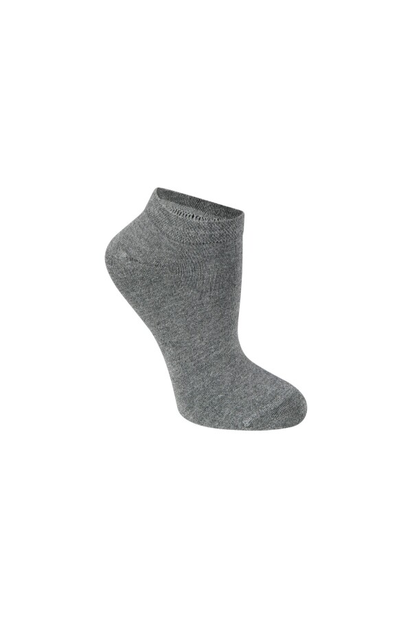 2AS Patik Bambu Çorap Gri - 2AS