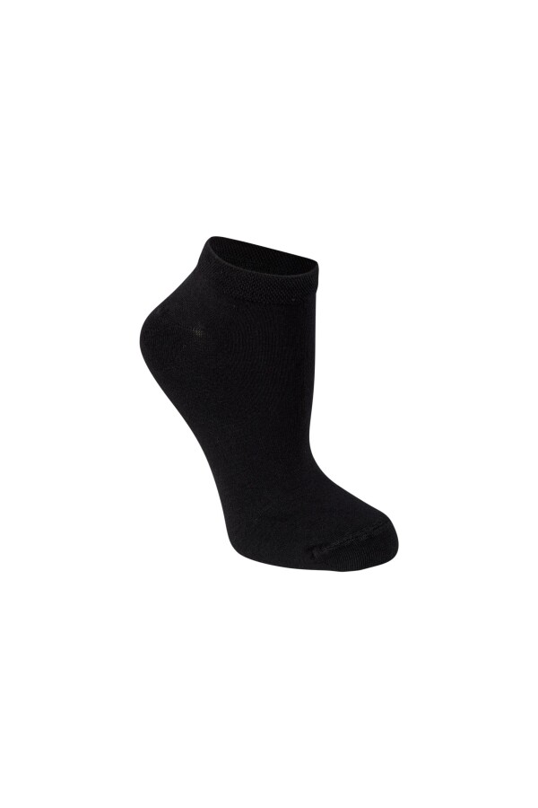 2AS Patik Bambu Çorap Siyah - 2AS