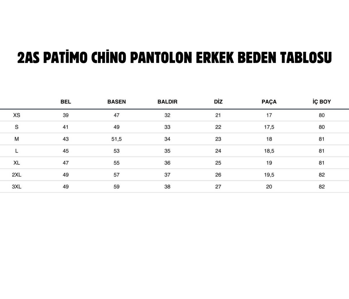 2AS Patimo Chino Erkek Pantolon Antrasit - 3