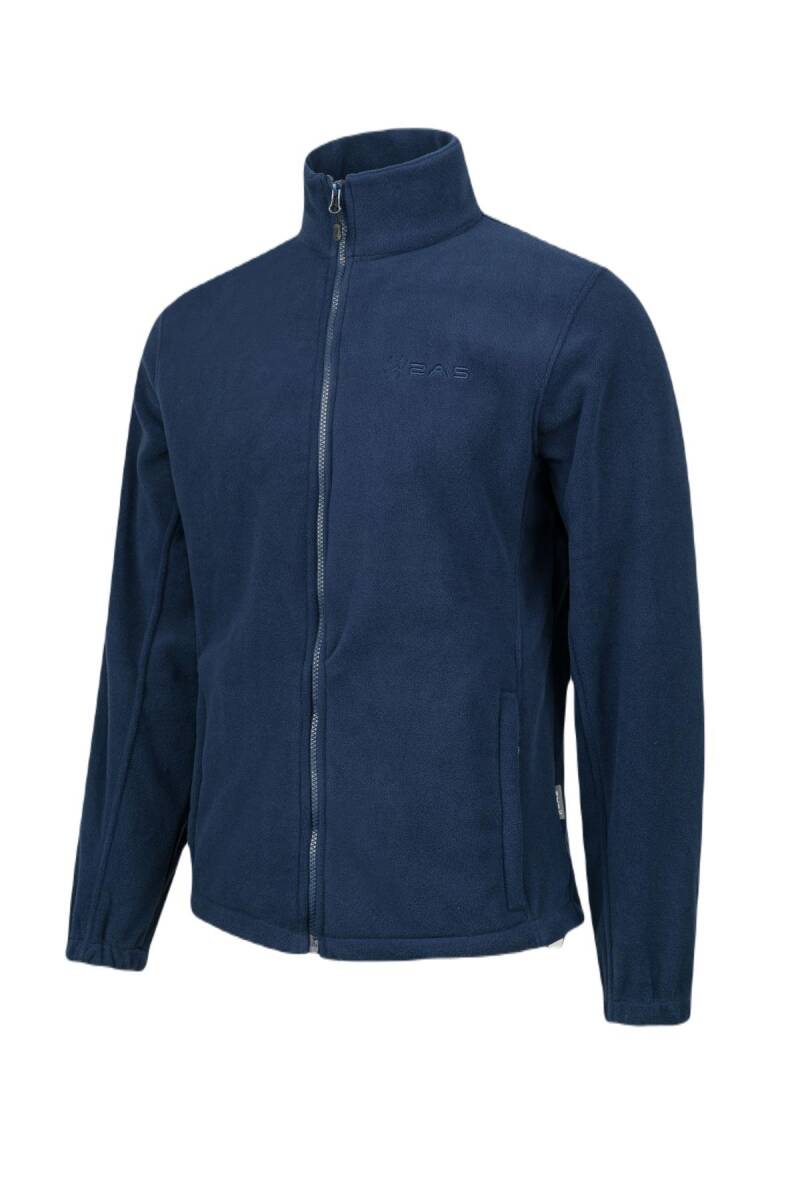 2AS Peak Tam Fermuarlı Heavy Erkek Polar Sweatshirt Lacivert - 2