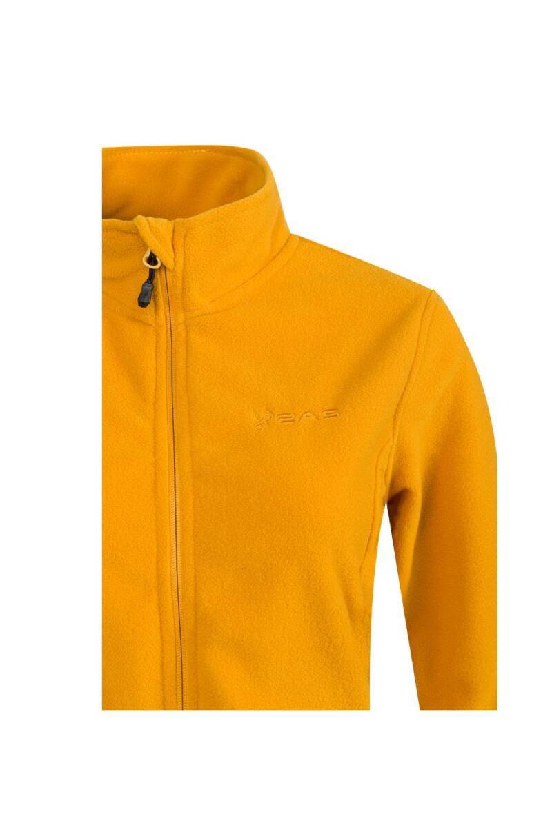 2AS Peridot Tam Fermuarlı Kadın Polar Sweatshirt Koyu Sarı - 2