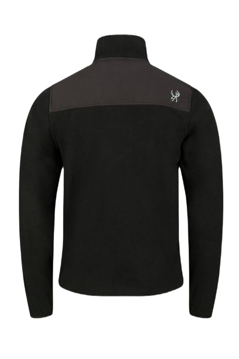 2AS Petan Yarım Fermuarlı Parçalı Erkek Polar Sweatshirt - 3