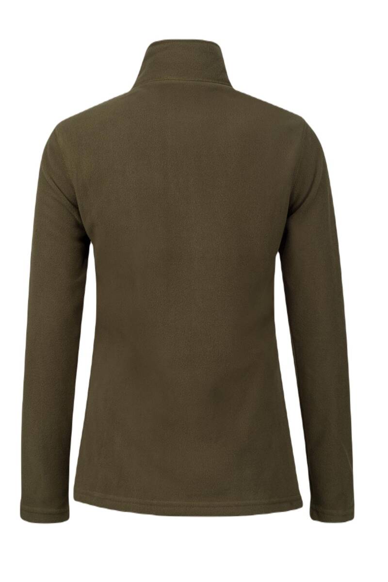 2AS Pinna Yarım Fermuarlı Kadın Polar Sweatshirt Haki - 3