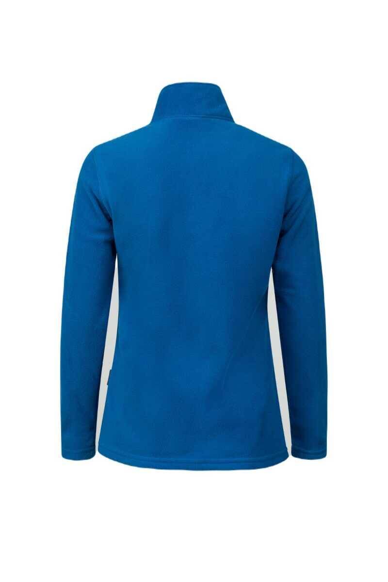 2AS Pinna Yarım Fermuarlı Kadın Polar Sweatshirt Mavi - 3