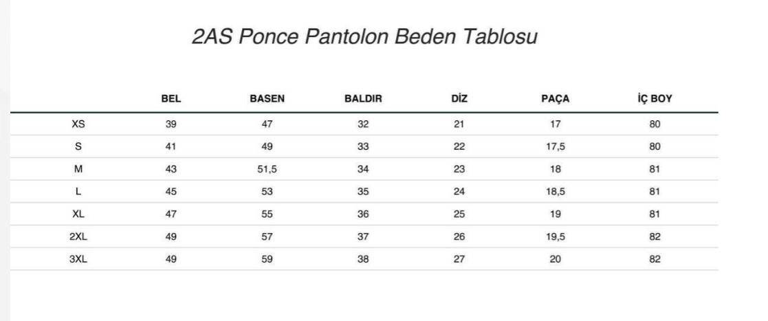 2AS Ponce Erkek Pantolon Taş - 7