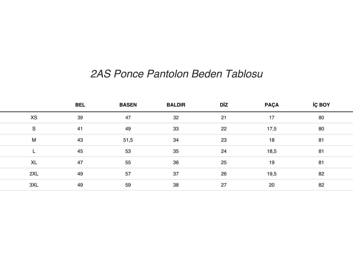 2AS Ponce Erkek Pantolon Siyah - 7