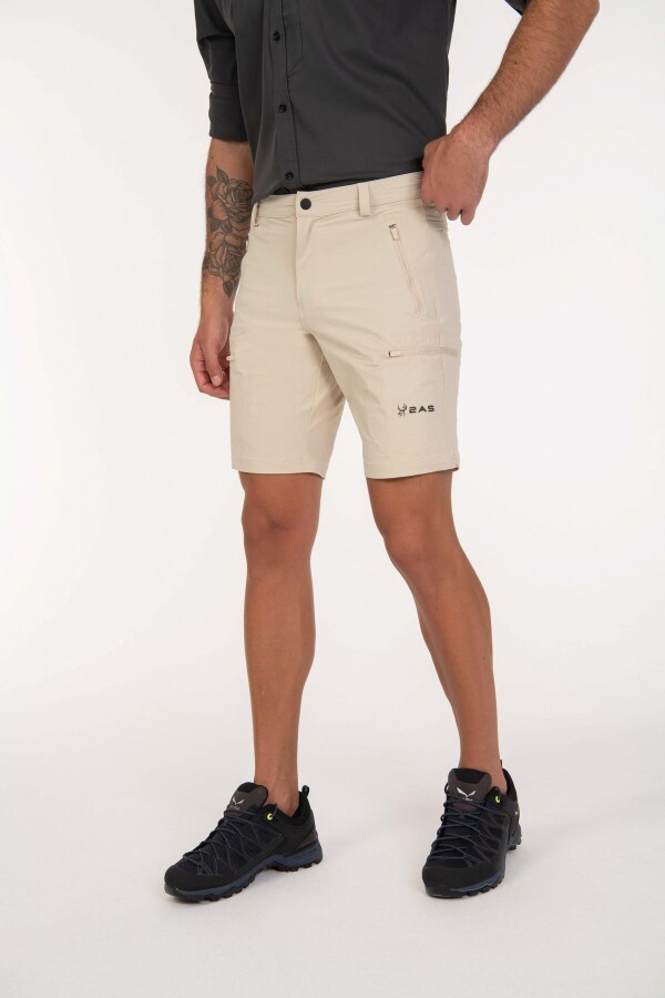 2AS Porto Erkek Şort Krem - 2AS (1)