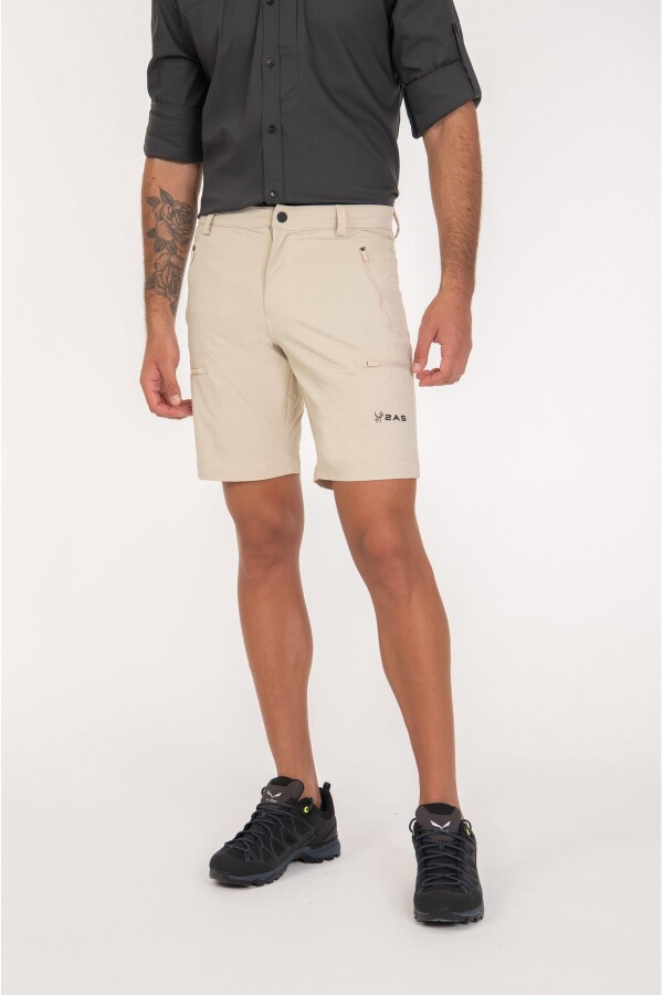 2AS Porto Erkek Şort Krem - 2AS