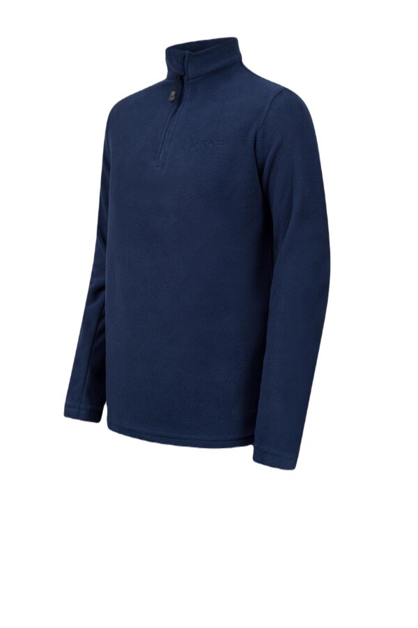 2AS Potra Yarım Fermuarlı Çocuk Polar Sweatshirt Lacivert - 2AS (1)