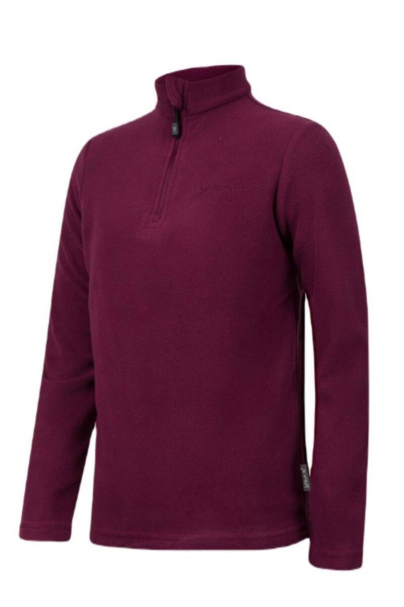 2AS Potra Yarım Fermuarlı Çocuk Polar Sweatshirt Mor - 2