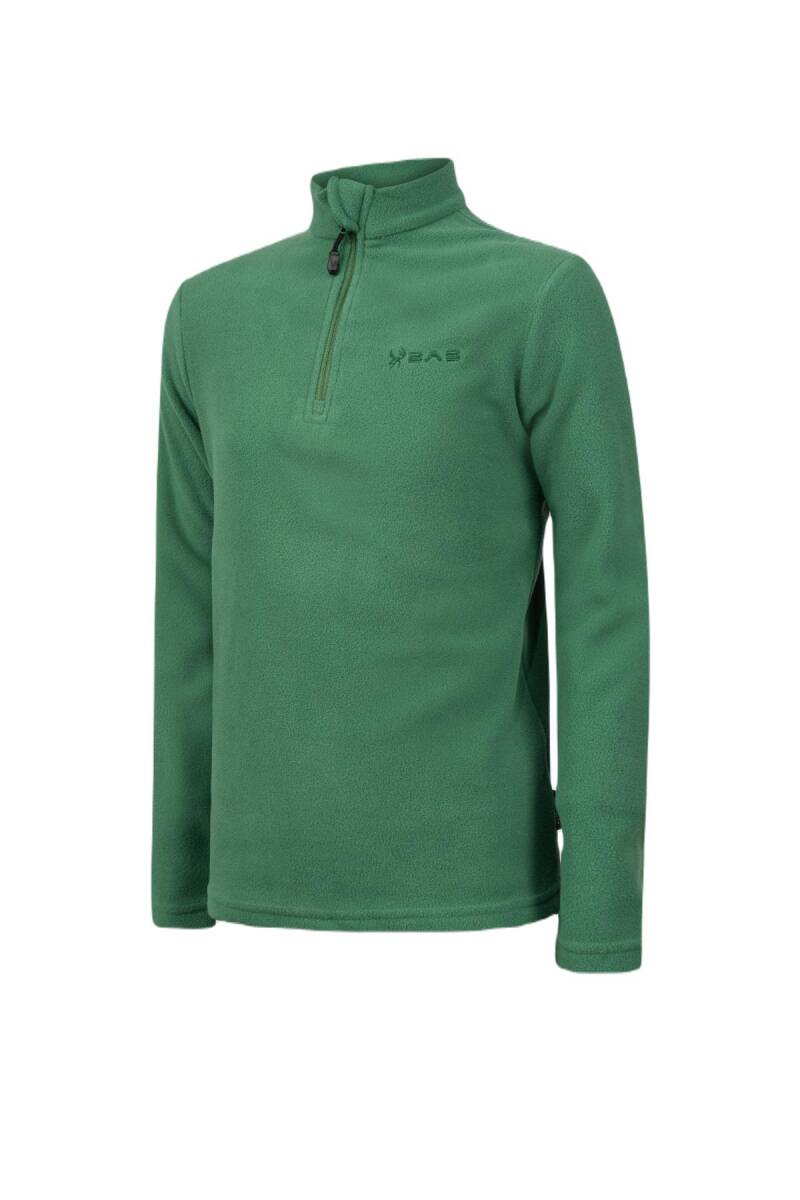 2AS Potra Yarım Fermuarlı Çocuk Polar Sweatshirt Yeşil - 2
