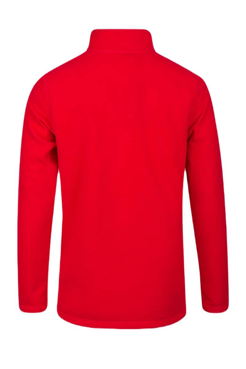2AS Purna Yarım Fermuarlı Erkek Polar Sweatshirt Kırmızı - 3
