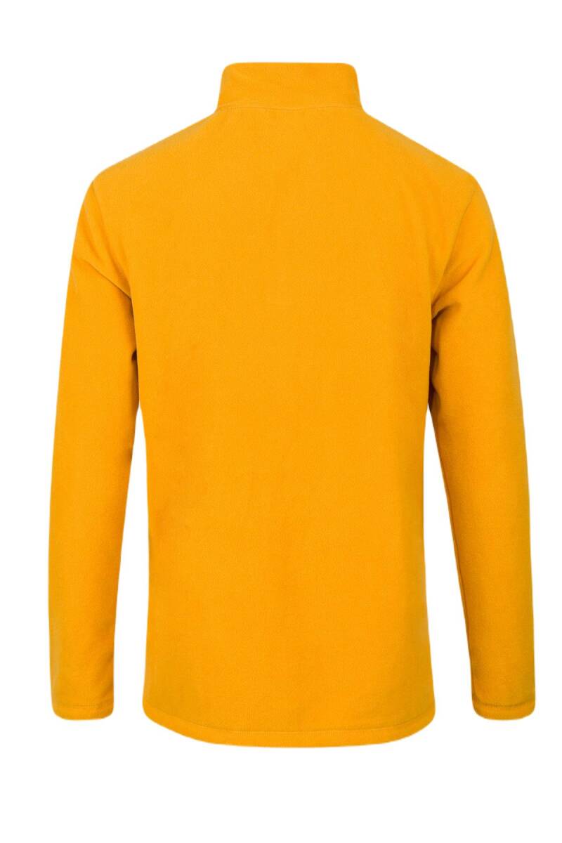 2AS Purna Yarım Fermuarlı Erkek Polar Sweatshirt Koyu Sarı - 3