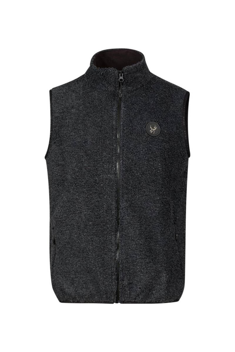 2AS Riley Erkek Yelek Havlu Merino Siyah - 1