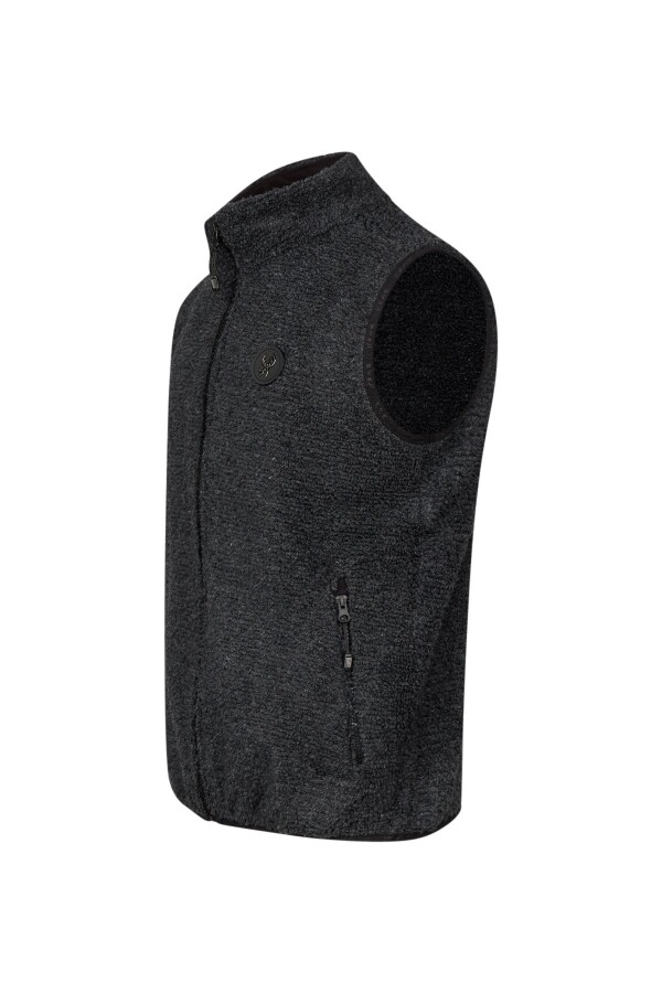 2AS Riley Erkek Yelek Havlu Merino Siyah - 2AS (1)